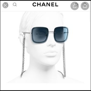 Chanel chain sunglasses